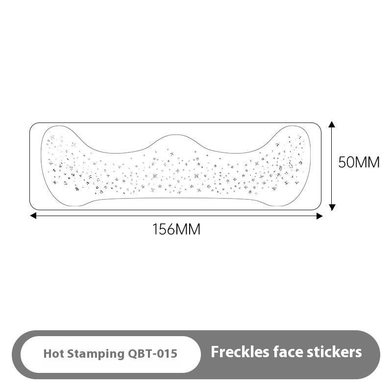 Gilding Sticker Freckle Tattoo Sticker Gilding Glitter Stickers Waterproof - Velora
