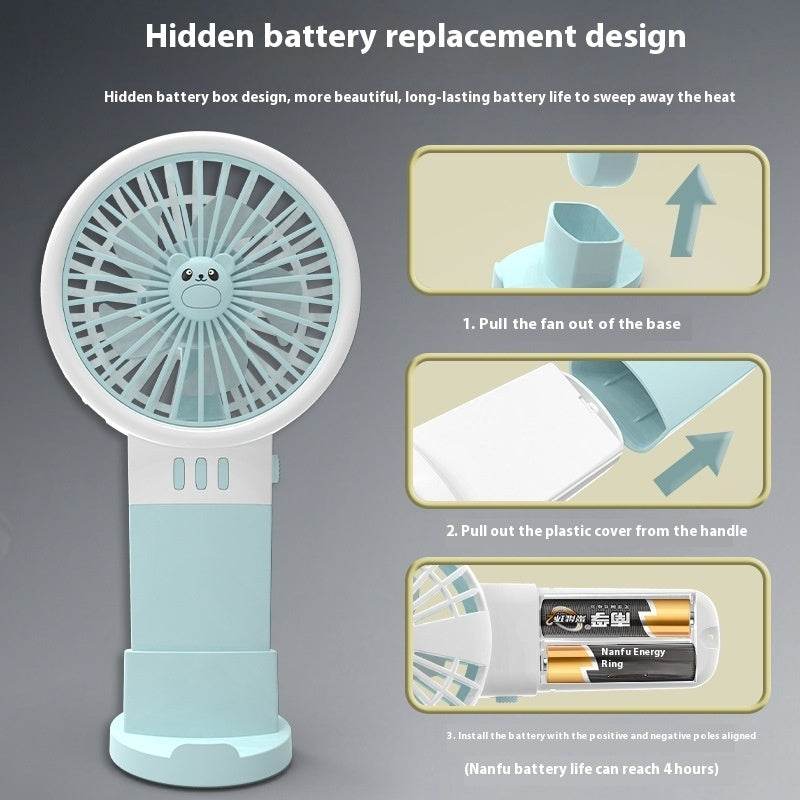 Handheld Portable Battery Little Fan - Velora