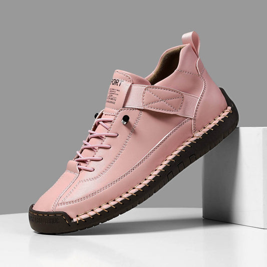 Leather Boots Casual Shoes Plus Size Spring And Summer - Velora