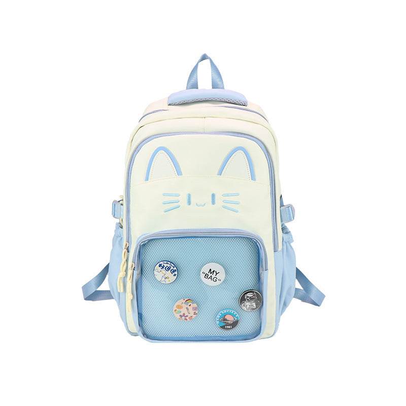 Cartoon Campus Backpack for Girls – Japanese Style - Velora