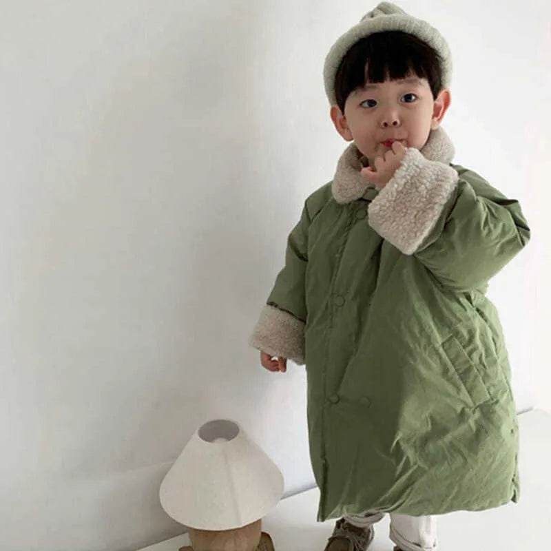 Winter Children's Thick Cotton Coat - Velora