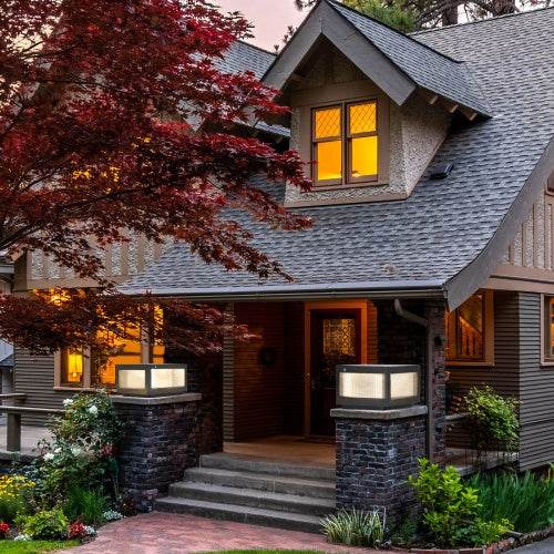 Solar Wall Light With Dimmable LED-2 Package Landscape Pathway Lighting - Velora