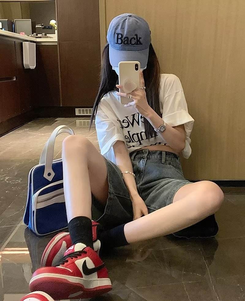 Retro Unisex Denim Jeans Short - Velora