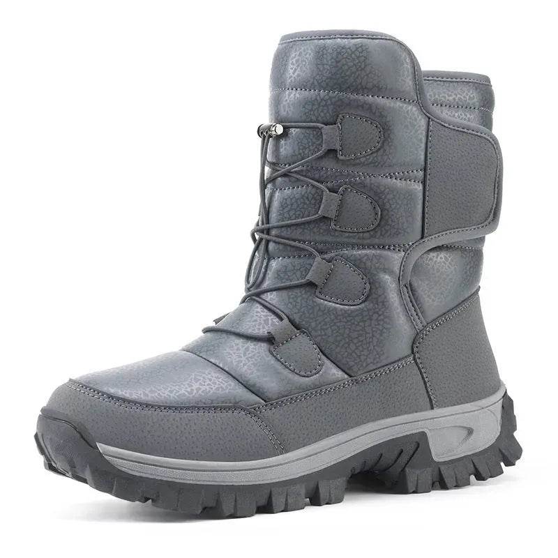 Winter Men And Women Fleece-lined Warm Snow Boots - Velora
