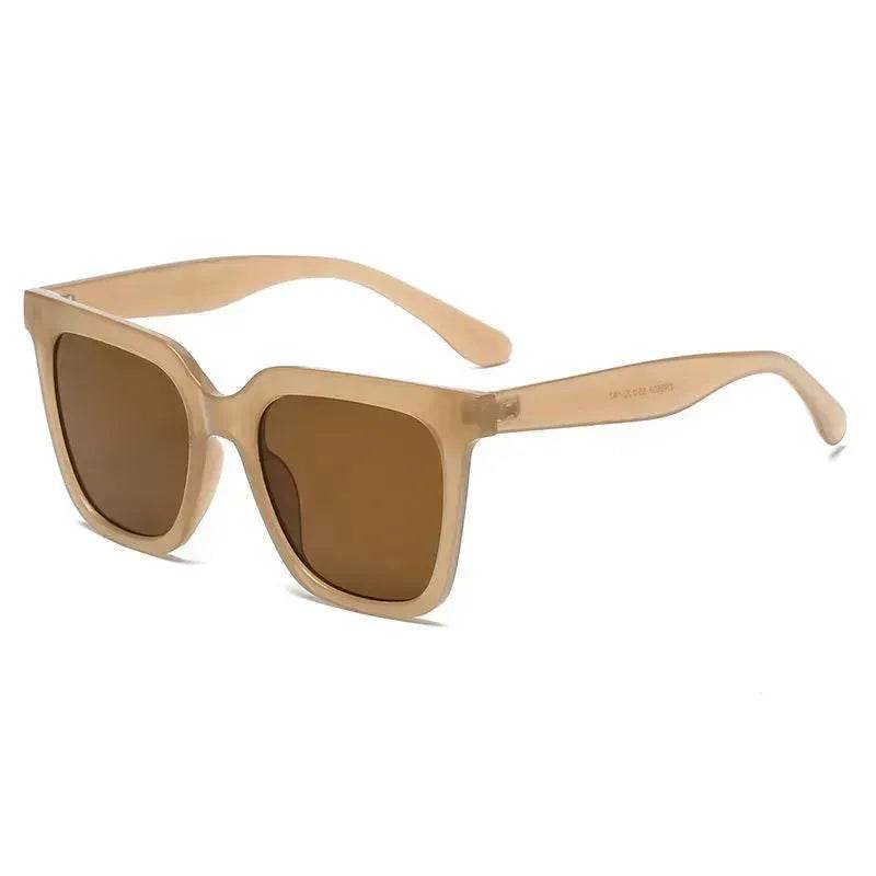 European And American Women Oversized Vintage Polarized Sunglasses Square Cute Trendy Classic Simple shade - Velora