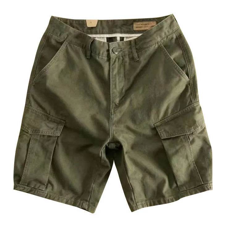 Workwear Casual Men's Loose Summer All-matching Straight Fifth Cargo short Pants - Velora