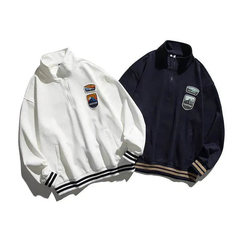 Fall Teenagers Oversized Pullover Top for men - Velora