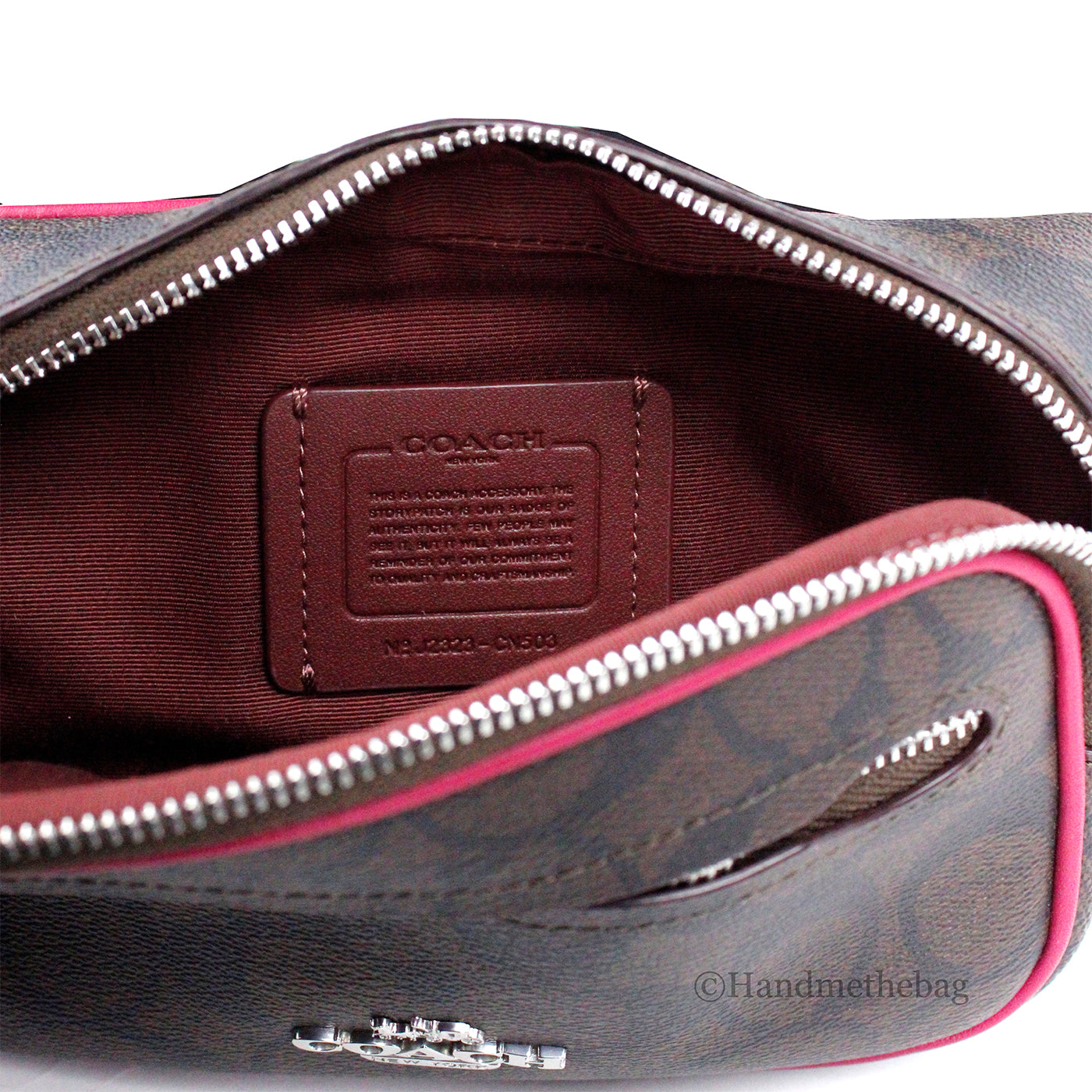 Coach Signature Mini Violet Belt Bag