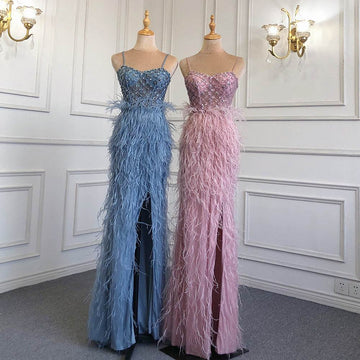 Suspender formal dress  Tassel Slim-fit Party Banquet Engagement Dress