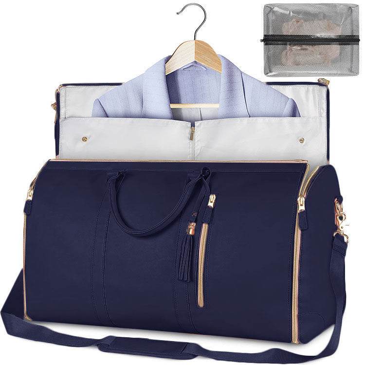 Large Capacity Travel Duffle Bag Women's Handbag Folding Suit Bag Waterproof Clothes Totes - Velora