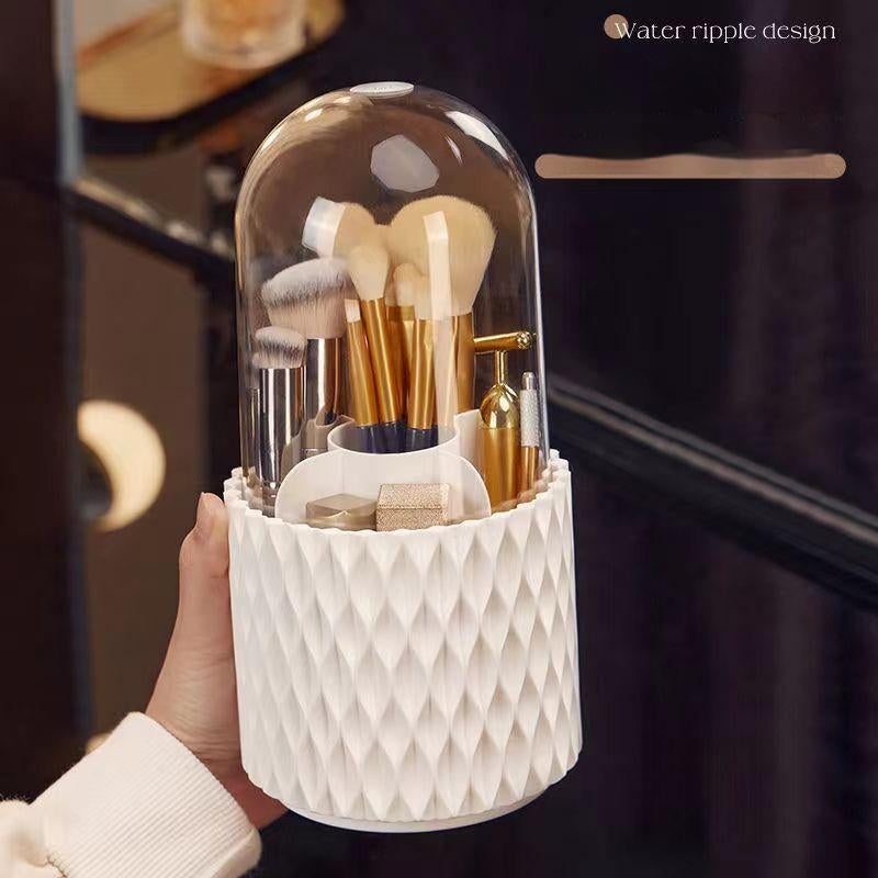 360 Rotating Large Capacity Transparent Makeup Brush https://like2b-uy
