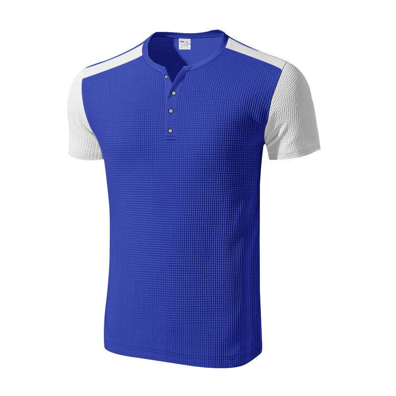 Plus Size Men's Color Block T-shirt - Velora