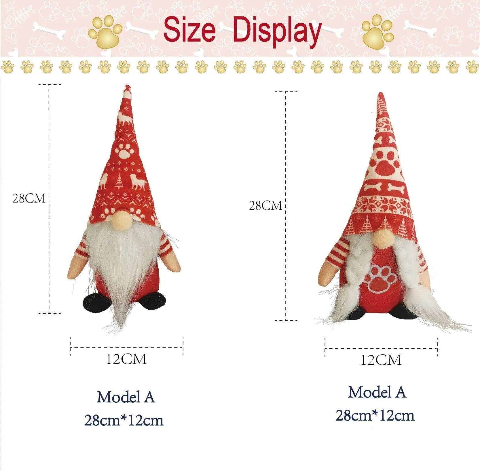 Christmas Faceless Doll Doll Holiday Decorative Ornaments - Velora