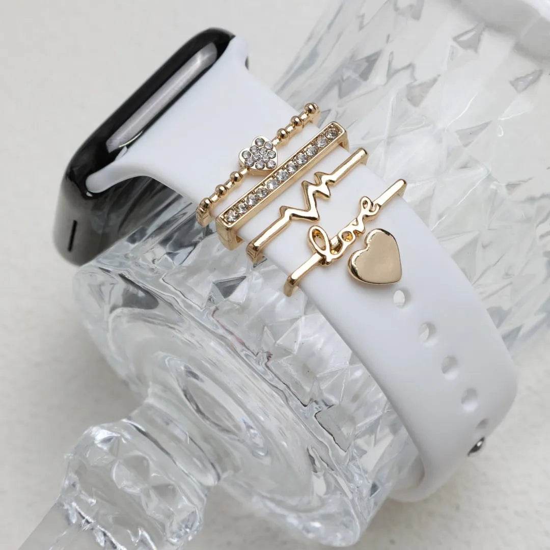 DIY Decorative Buckle Silicone Watch Strap Accessories - Velora