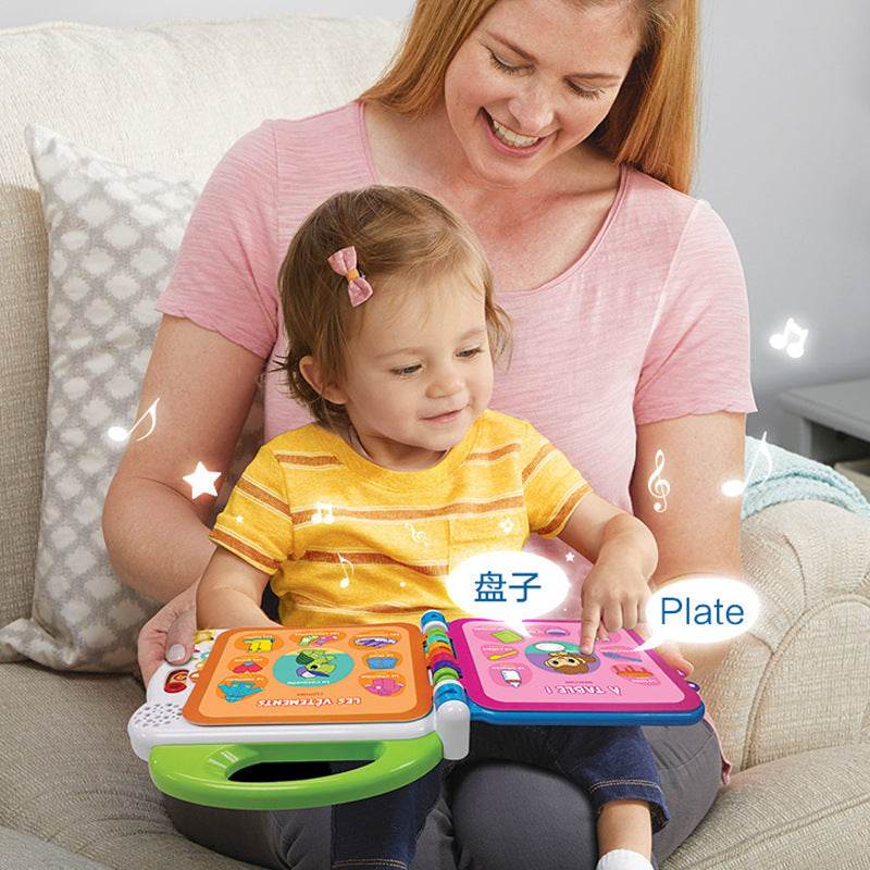 Touch Book Early Childhood Education Music Story Bilingual Learning Machine - Velora