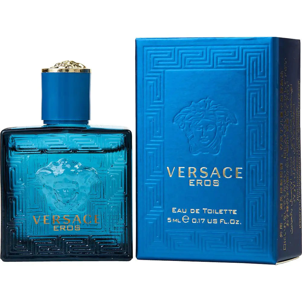 VERSACE EROS by Gianni Versace EDT .17 OZ MINI for MEN ---(Package Of 3)