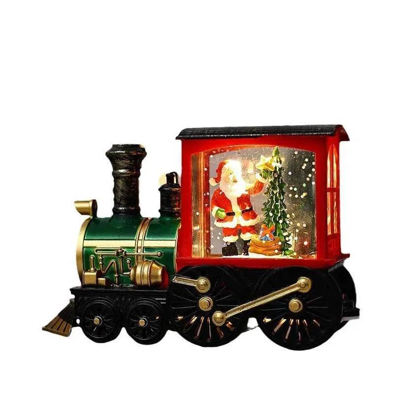Christmas Gift Train Decoration Small Night Lamp - Velora