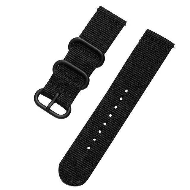 Suitable For Quick Release Watchband Gear S3 S2 Thickened Nylon Canvas Watch Strap - Velora