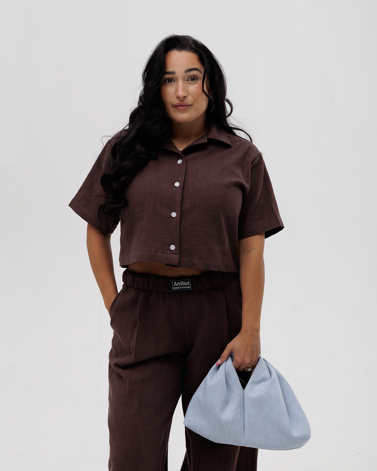 Sac à main - Noeud jeans recyclé