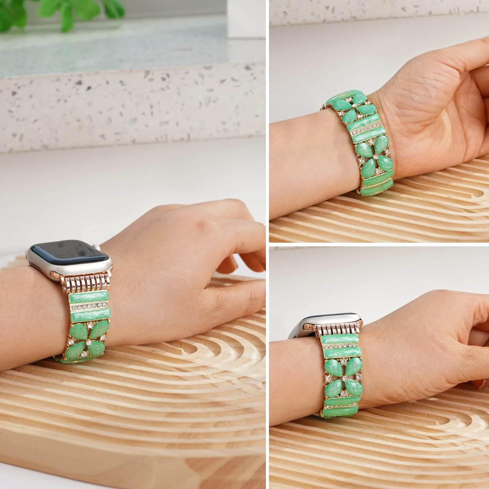 Strap Green Jewelry Watch Band Bracelet women - Velora