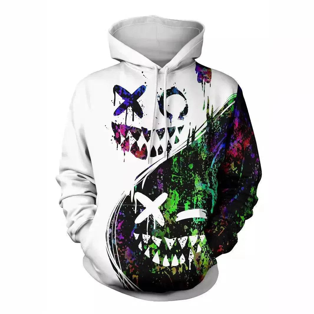 Autumn Winter Halloween Inspired Hoodie Sweatshirt Pullover tops for men - Velora