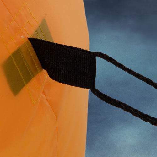 HOMCOM 5ft Inflatable Halloween Decoration Ghost And Pumpkin, Blow Up Outdoor LED Yard Display, Waterproof - Velora