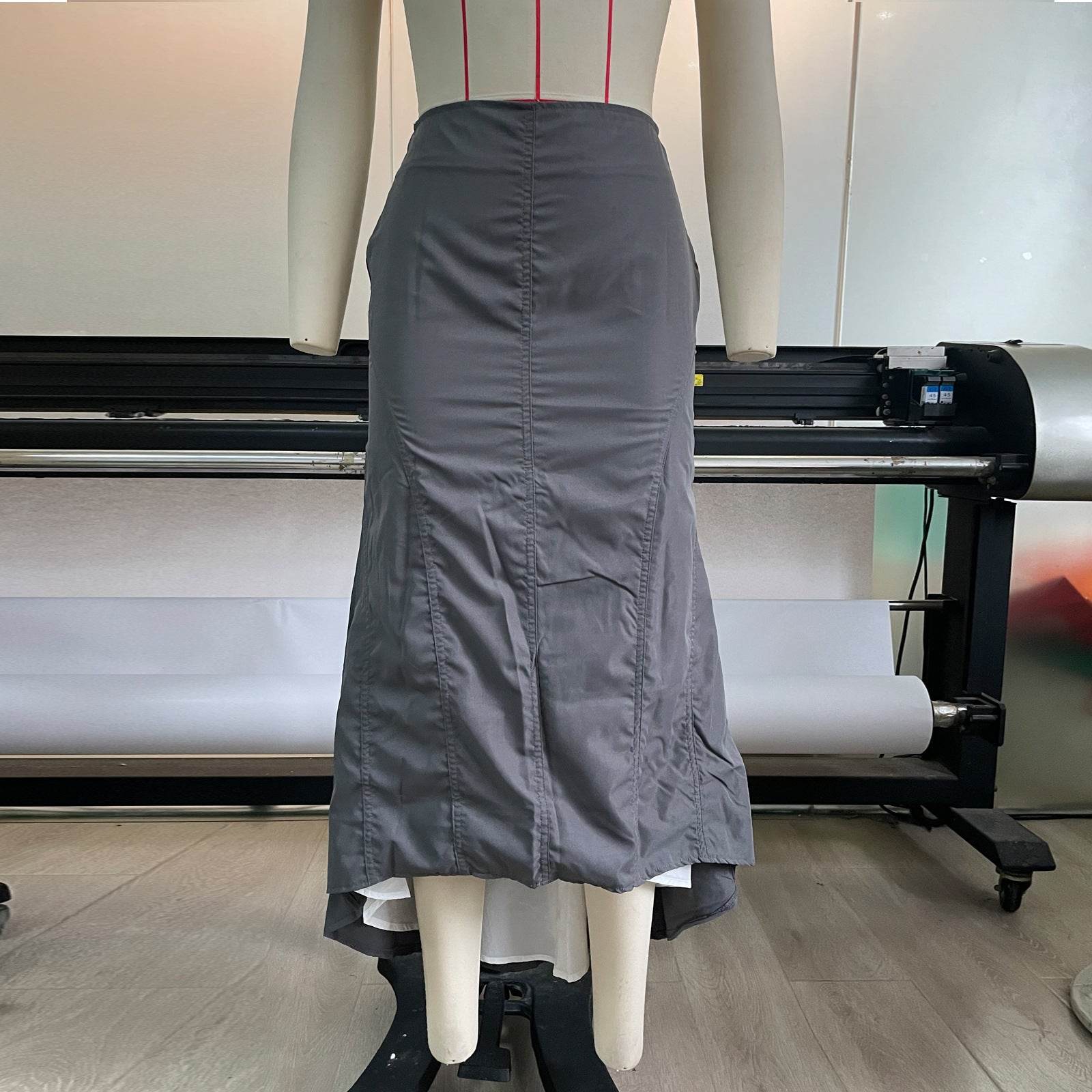 Casual Millennium Style Irregular Hip Bag Irregular Fishtail Skirt - Velora