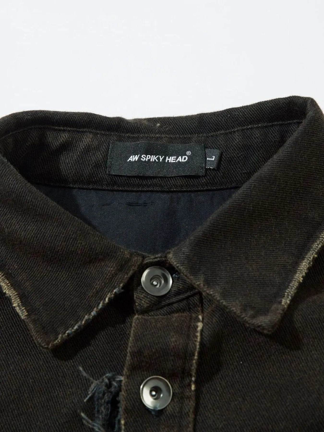 Men's Cross Button Up Oversized Denim Shirt - Velora