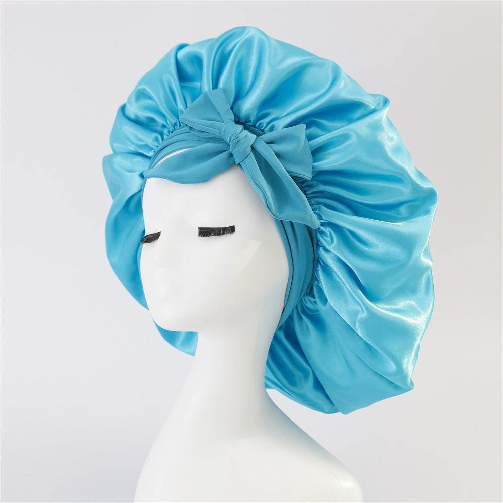 Silk Hair Bonnet For Sleeping Satin bonnet for curly hair - Velora