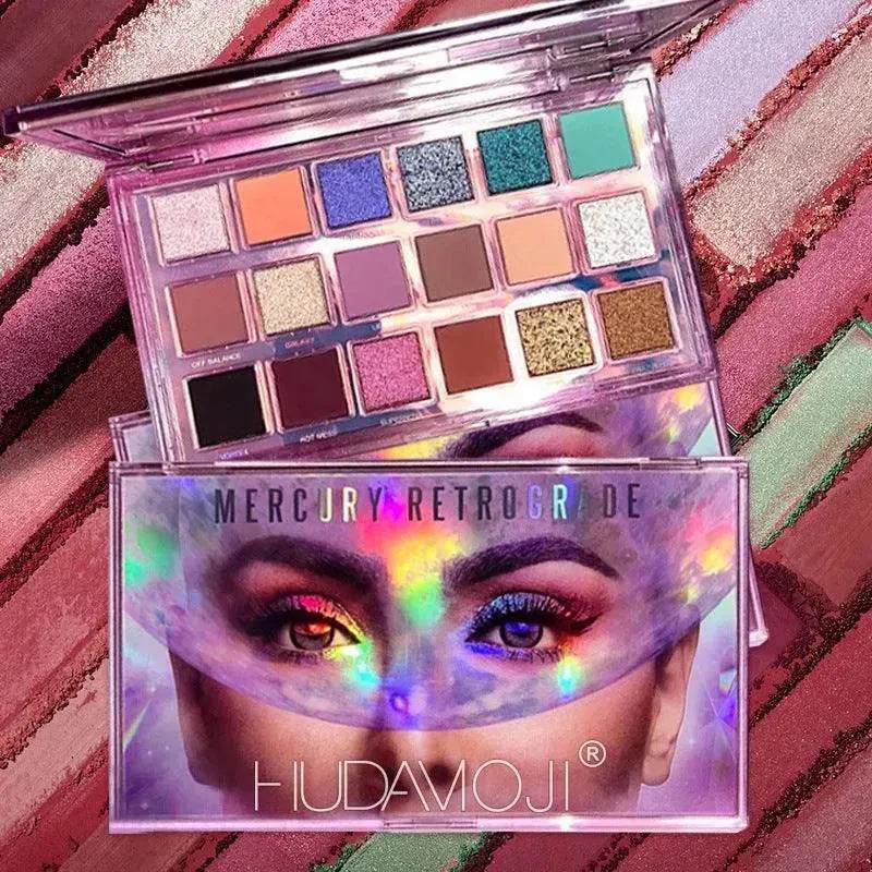 Desert Eyeshadow Palette Crystal Texture Matte Pearl Powder Delicate Eye Shadow - Velora