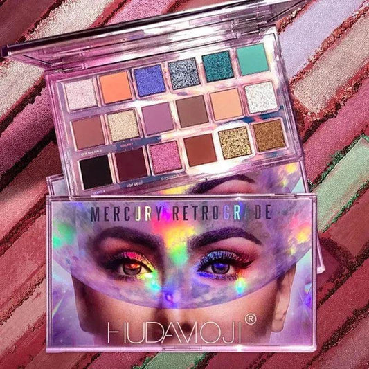 Desert Eyeshadow Palette Crystal Texture Matte Pearl Powder Delicate Eye Shadow - Velora