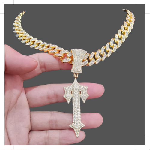 Lost and Found Designer Gold Jewelry Statement Necklace - Velora Luxury Fashion