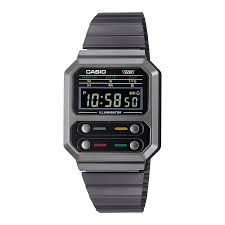 CASIO Classic Metal Vintage Silver Black | A100WEGG-1A