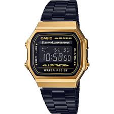 CASIO Classic Metal Vintage Gold Black | A168WEGB-1BVT
