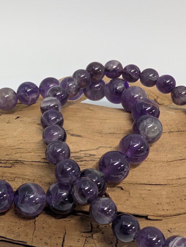 Dream Amethyst Bracelet — 6mm & 8mm Beads