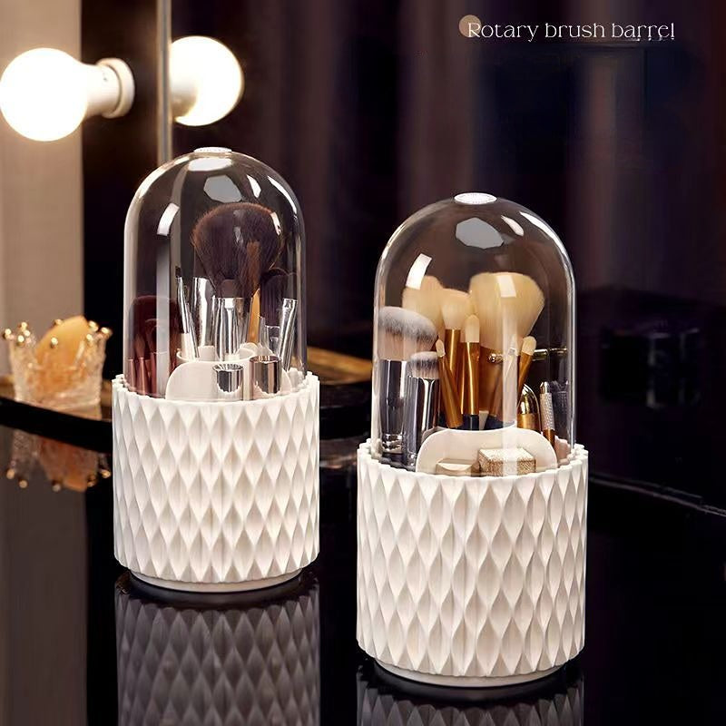 360 Rotating Large Capacity Transparent Makeup Brush https://like2b-uy