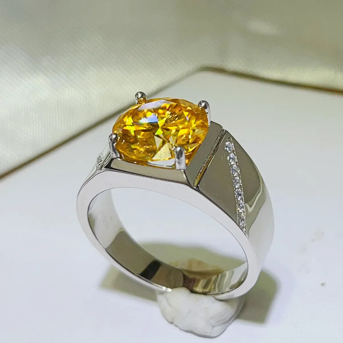 5 Carat Moissanite 925 Sterling Silver Ring