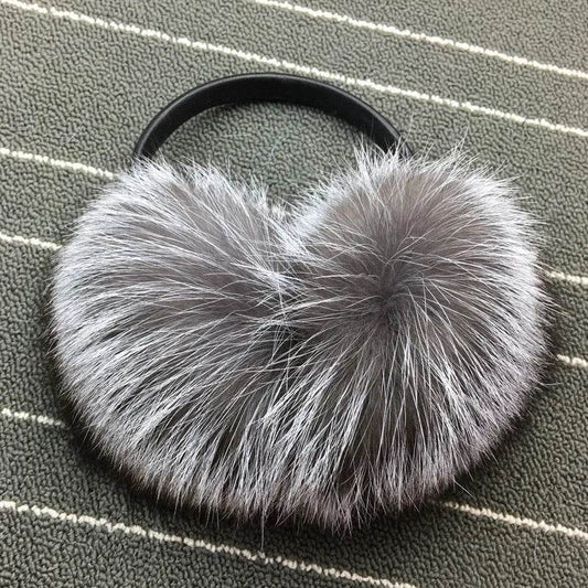 Warm Whole Skin Fox Earmuff Earmuffs Female - Velora