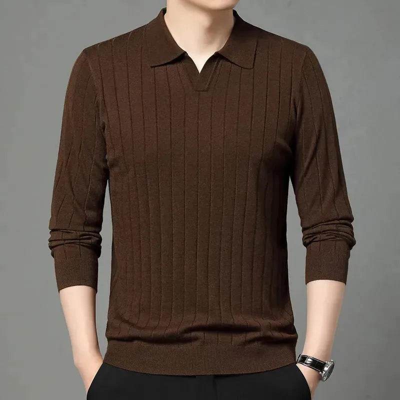 Autumn All-matching Slim fit Pullover Sweater For Men - Velora