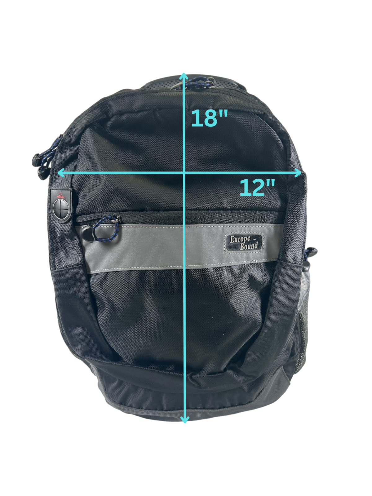 Europe Bound Book Bag 27L Capacity with Padded Laptop / Ipad Sleeve - Velora