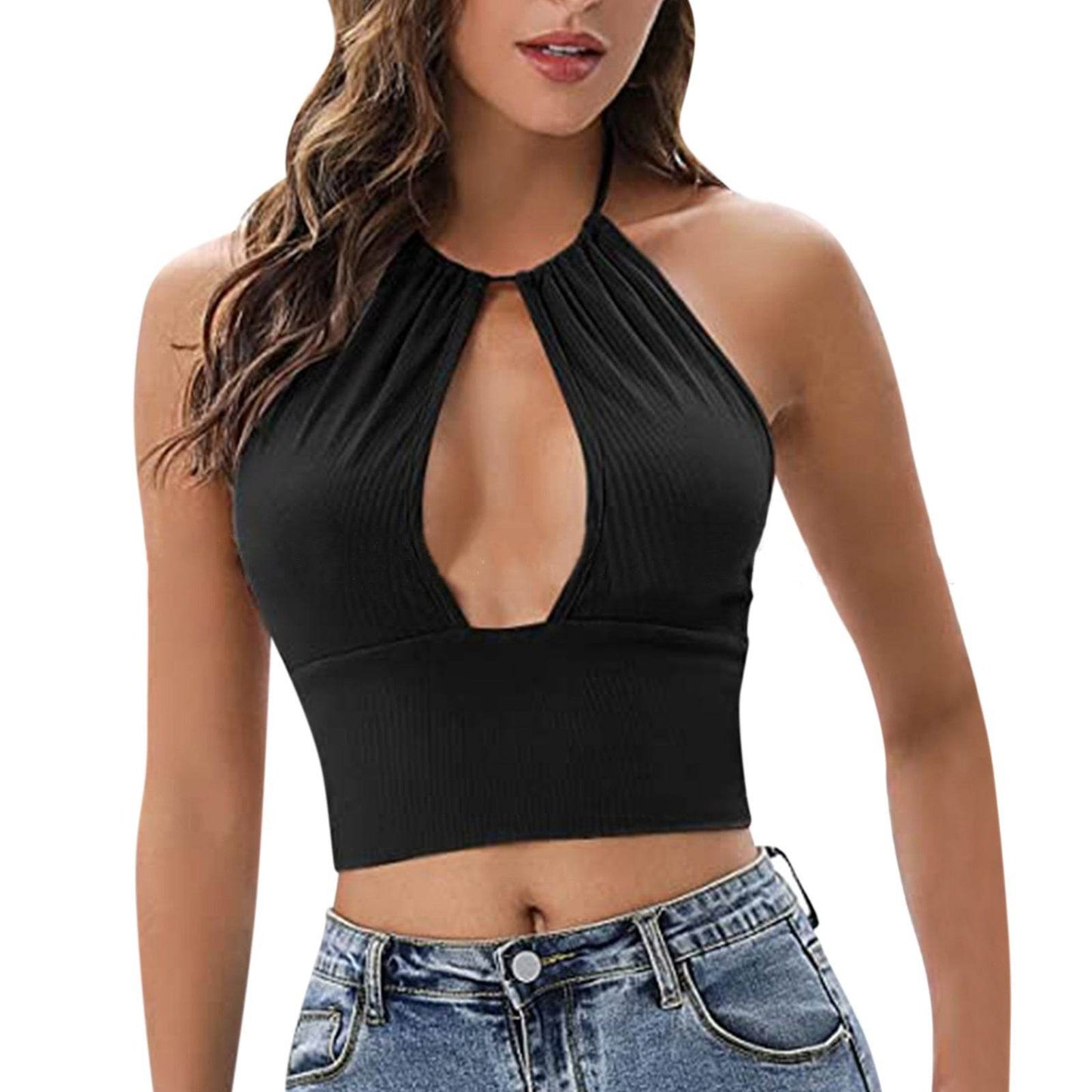 Summer Halter neck Tank top Vest women - Velora