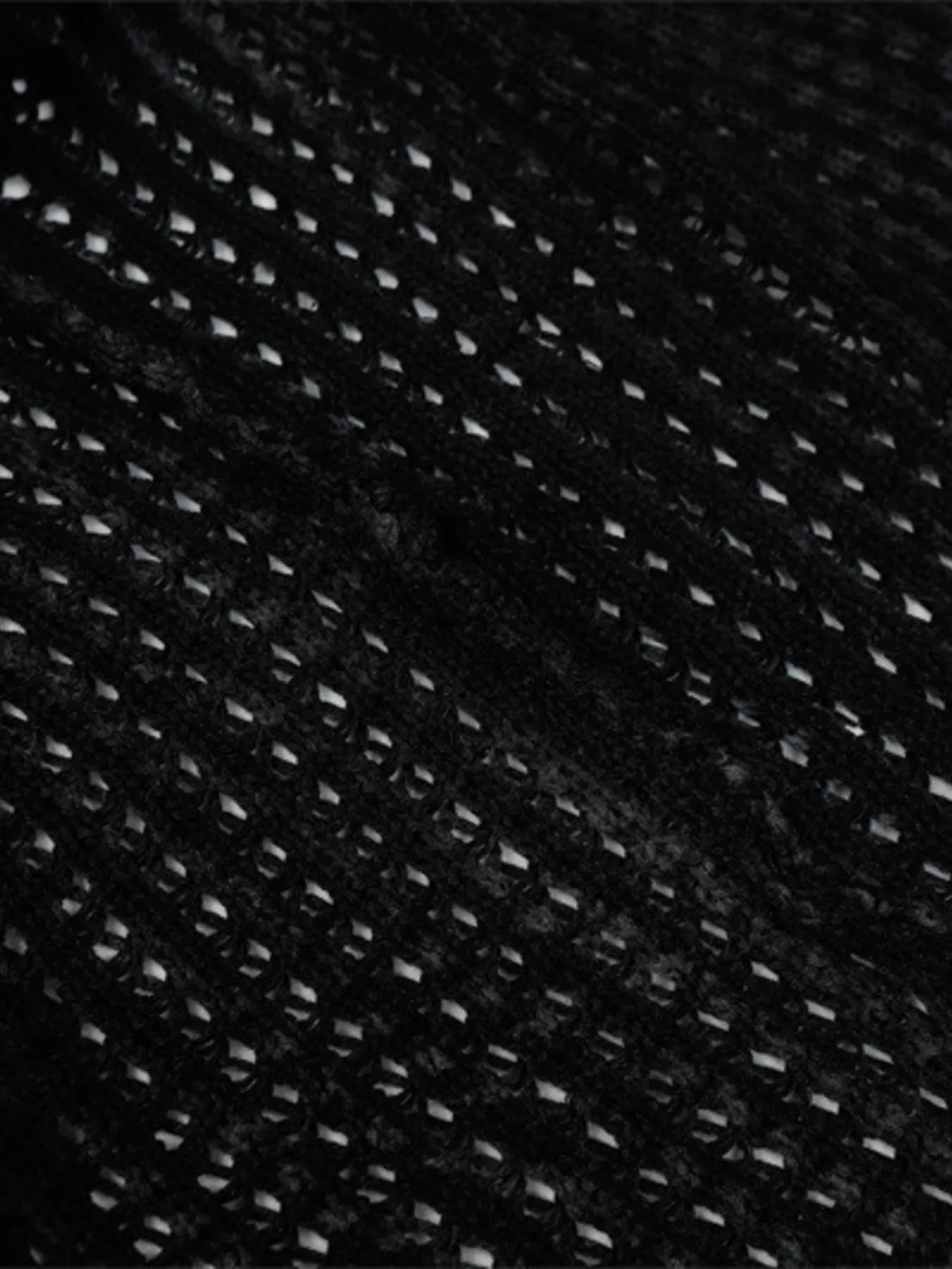 Men's Distressed Knit Vest with Frayed Edges - Velora