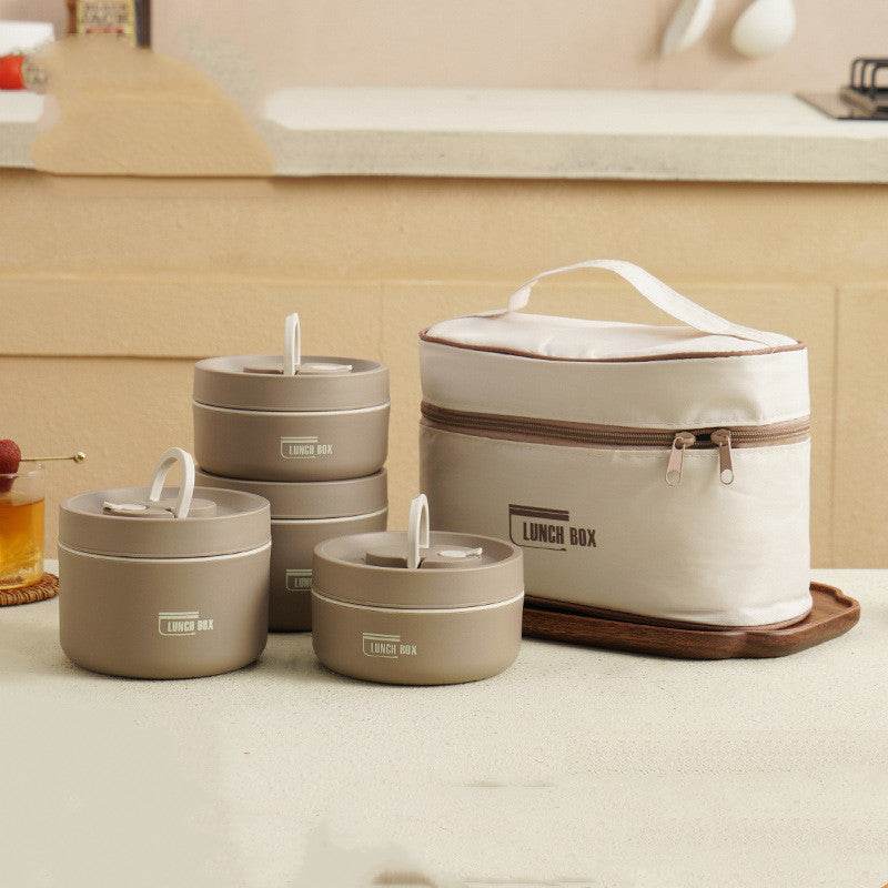 Portable Insulated Work Lunch Box and Canvas Lunch Bag - Velora