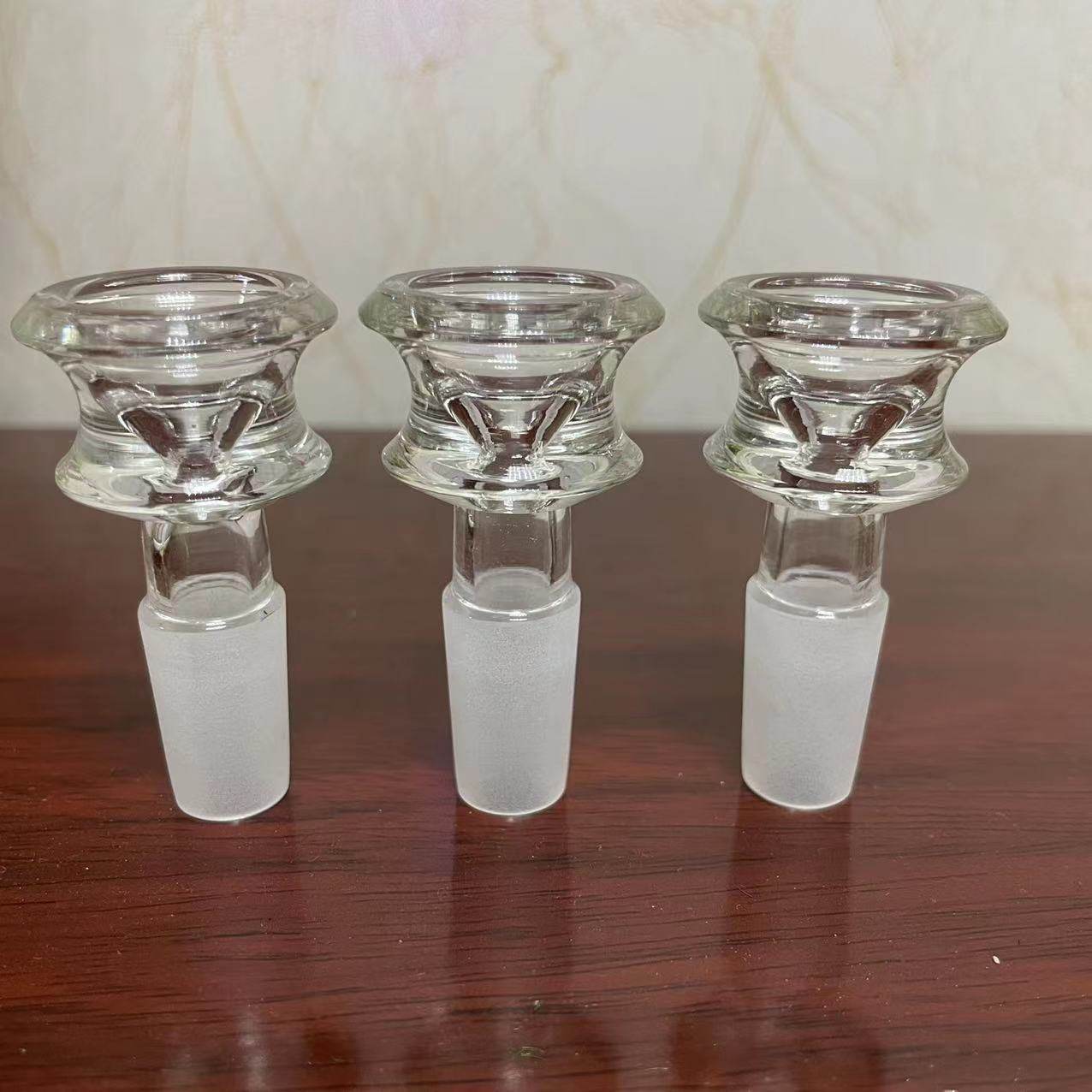 Hookah Smoke Pipe Accessories 14MM Plug Glass Bucket - Velora