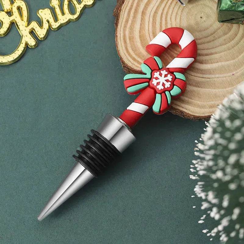 Christmas Holiday Wine Bottle stopper Gift Idea 2024 - Velora