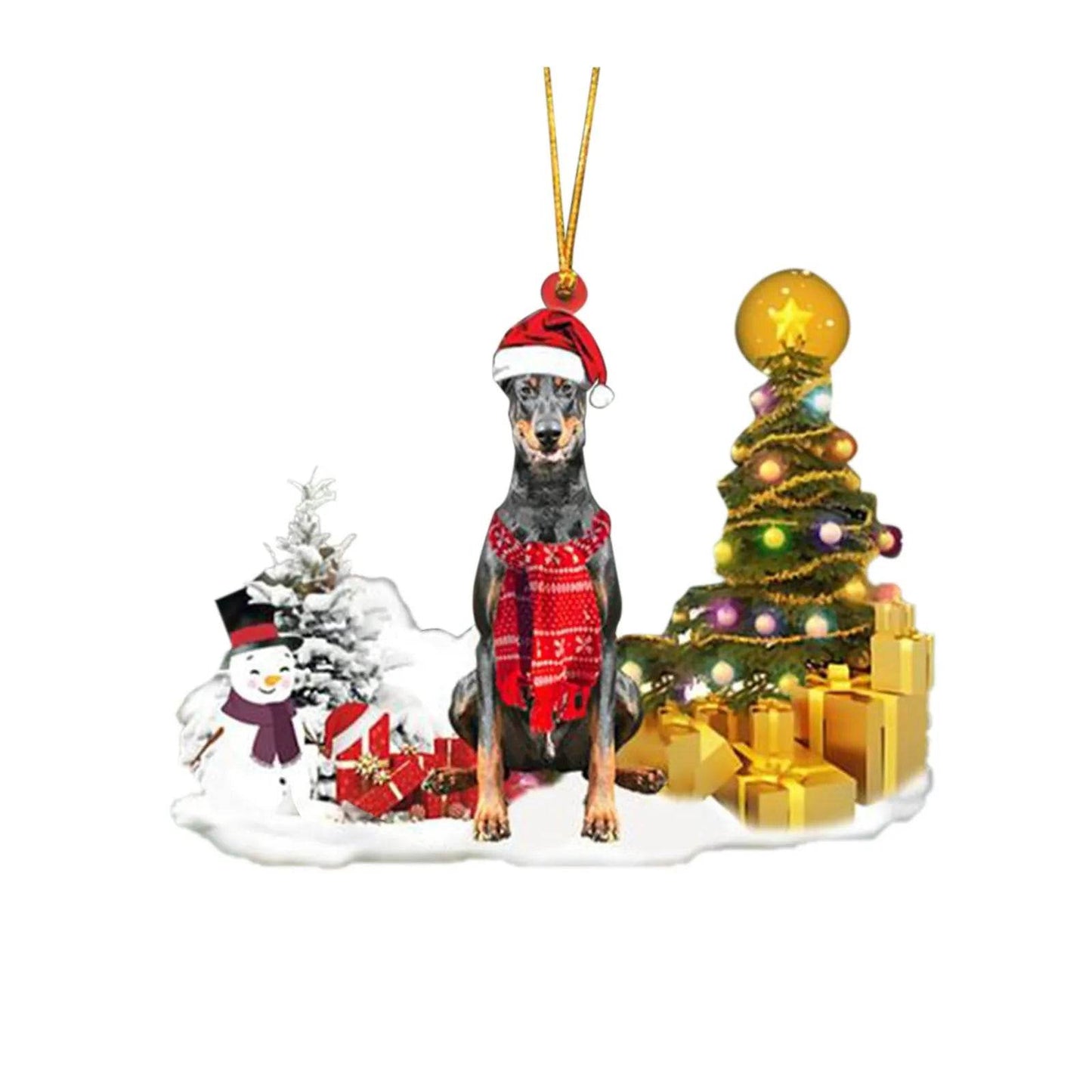 Christmas Family Puppies Decorate Trees With Lights - Velora