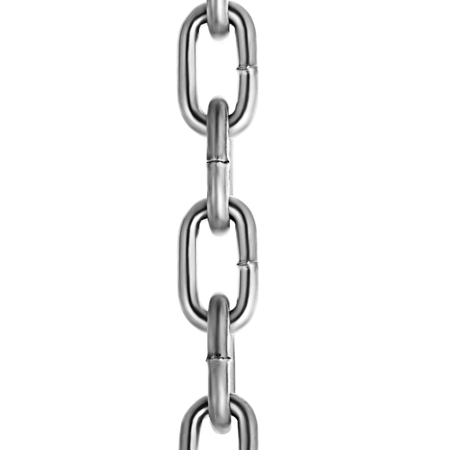 Grade 30 Chain 3 16 Inch By 100Ft Length Grade 30 Proof Coil Chain Zinc Plated Grade 30 Chain For Towing Logging Agriculture And Guard Rails - Velora