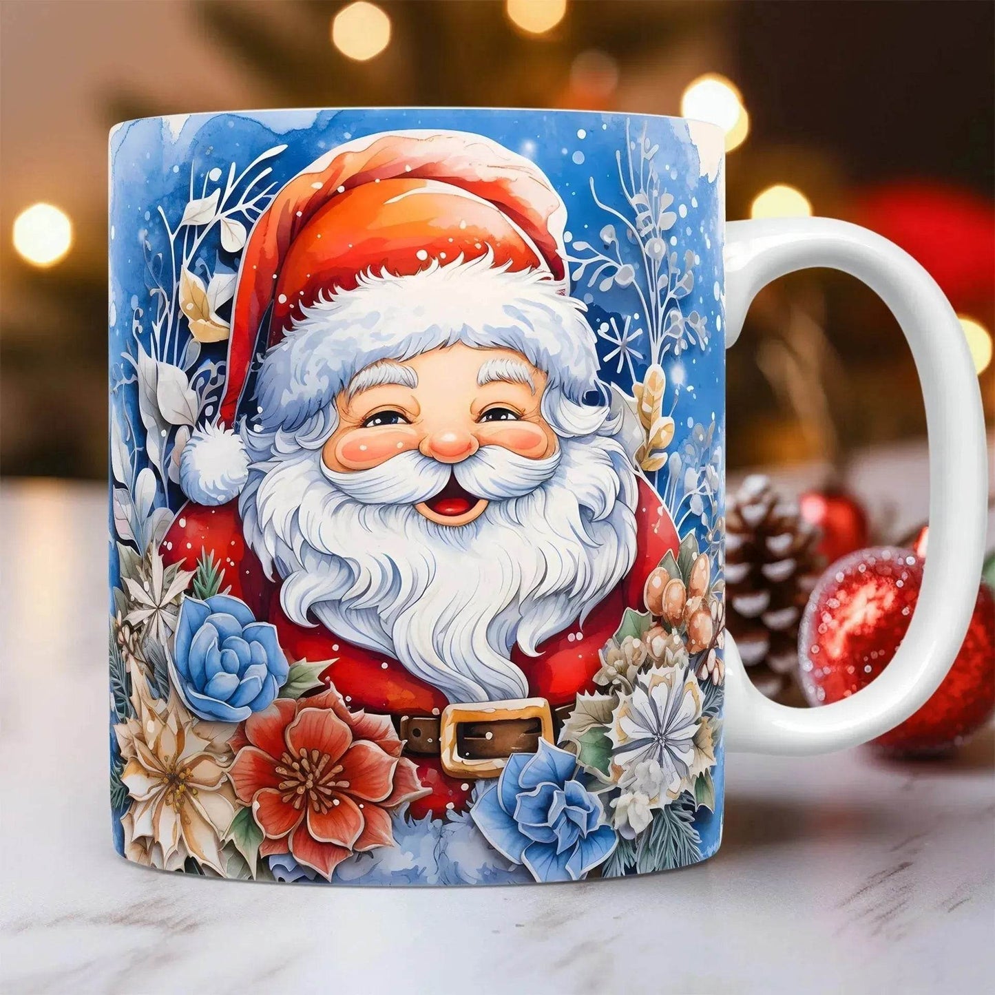 Creative 3D Christmas Ceramics Mug Christmas gift - Velora