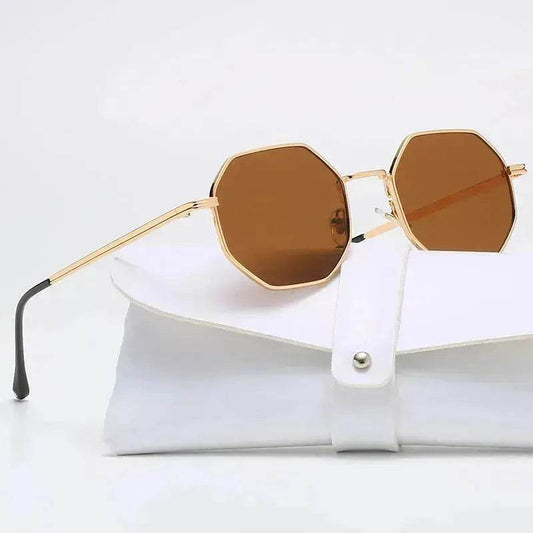 Metal Polygonal Sunglasses for Men Polarized Sunglasses for Men - Velora