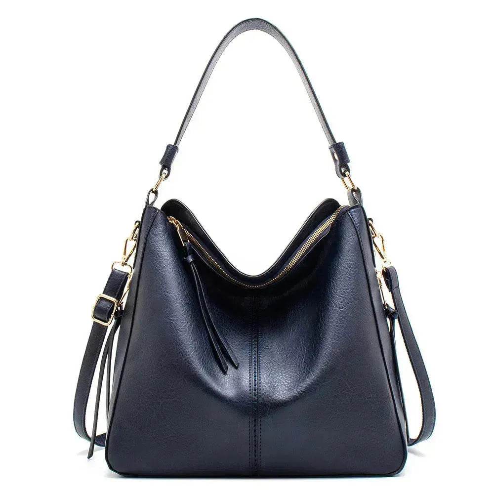 Women High Capacity PU Leather Handbags Fashion Commuting Crossbody Shoulder Hand Bag Shopping Totes - Velora